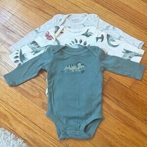 Carter's 3M 3Pack Dinosaur Onesies